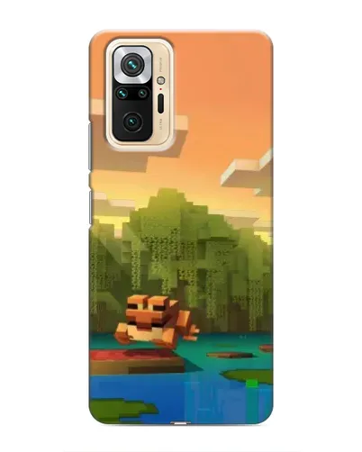 Чехол для Xiaomi Redmi Note 10 Pro с картинкой «Майнкрафт закат солнца» Чехол для Xiaomi Redmi Note 10 Pro с картинкой «Майнкрафт закат солнца»