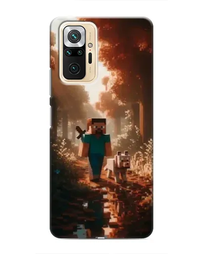 Чехол для Xiaomi Redmi Note 10 Pro с картинкой «Стив в лесу» Чехол для Xiaomi Redmi Note 10 Pro с картинкой «Стив в лесу»