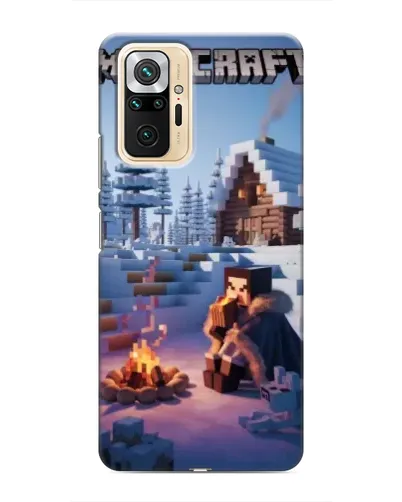 Чехол для Xiaomi Redmi Note 10 Pro с картинкой «Зимний Minecraft» Чехол для Xiaomi Redmi Note 10 Pro с картинкой «Зимний Minecraft»