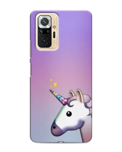 Чехол для Xiaomi Redmi Note 10 Pro с картинкой «Единорог градиент»