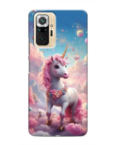 Чехол для Xiaomi Redmi Note 10 Pro с картинкой «Единорог среди облаков»