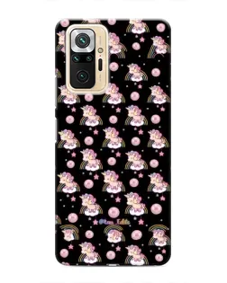 Чехол для Xiaomi Redmi Note 10 Pro с картинкой «Magic Unicorn паттерн»
