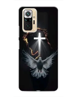 Чехол для Xiaomi Redmi Note 10 Pro с картинкой «Голубь и Свет»