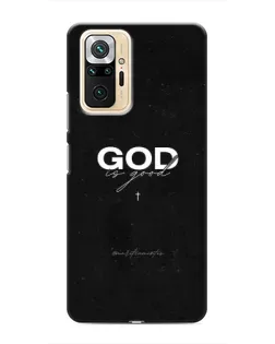 Чехол для Xiaomi Redmi Note 10 Pro с картинкой «GOD — Бог над всем»