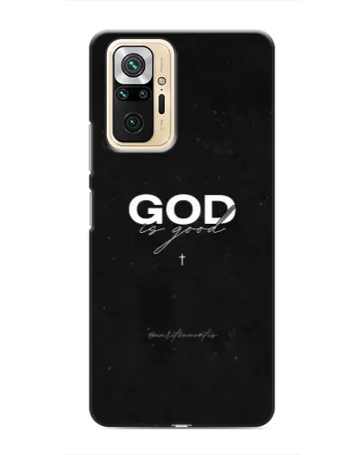 Чехол для Xiaomi Redmi Note 10 Pro с картинкой «GOD — Бог над всем»