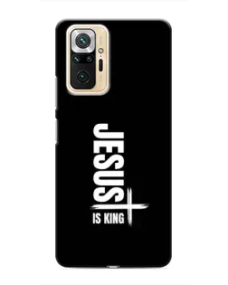 Чехол для Xiaomi Redmi Note 10 Pro с картинкой «Вертикаль веры Jesus»