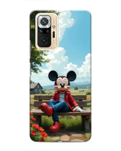 Чехол для Xiaomi Redmi Note 10 Pro с картинкой «Микки на скамейке» Чехол для Xiaomi Redmi Note 10 Pro с картинкой «Микки на скамейке»