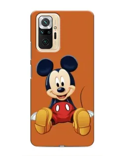 Чехол для Xiaomi Redmi Note 10 Pro с картинкой «Микки отдыхает»