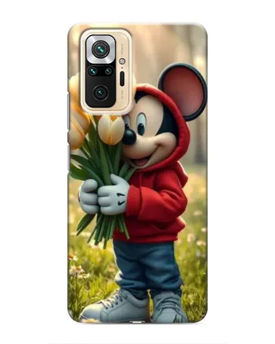 Чехол для Xiaomi Redmi Note 10 Pro с картинкой «Микки с тюльпанами» Чехол для Xiaomi Redmi Note 10 Pro с картинкой «Микки с тюльпанами»
