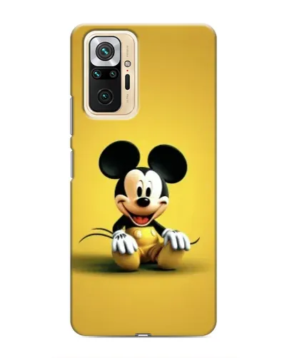 Чехол для Xiaomi Redmi Note 10 Pro с картинкой «Микки на желтом» Чехол для Xiaomi Redmi Note 10 Pro с картинкой «Микки на желтом»
