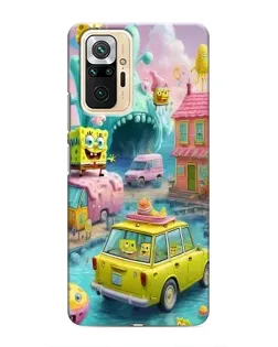 Чехол для Xiaomi Redmi Note 10 Pro с картинкой «Монстр-трак приключения»