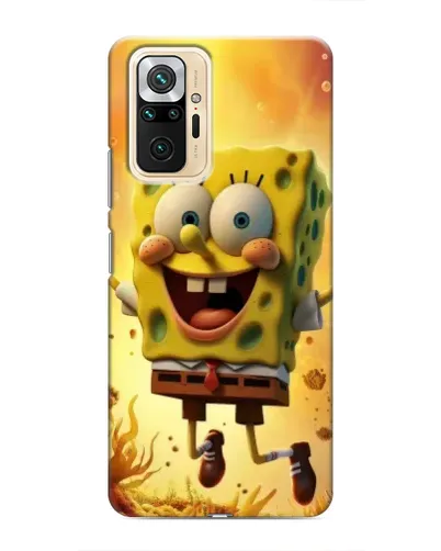 Чехол для Xiaomi Redmi Note 10 Pro с картинкой «Губка Боб прыгает» Чехол для Xiaomi Redmi Note 10 Pro с картинкой «Губка Боб прыгает»