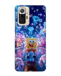 Чехол для Xiaomi Redmi Note 10 Pro с картинкой «Неоновый океан»