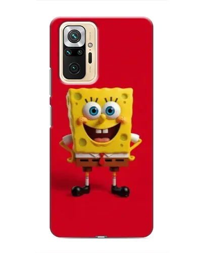 Чехол для Xiaomi Redmi Note 10 Pro с картинкой «Спанч Боб на красном» Чехол для Xiaomi Redmi Note 10 Pro с картинкой «Спанч Боб на красном»