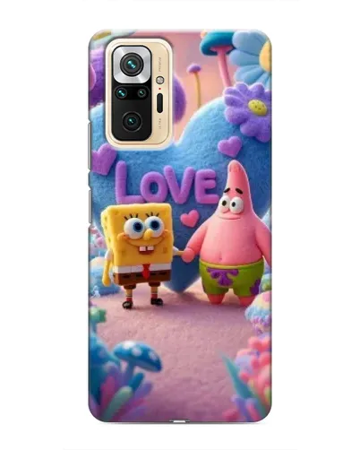 Чехол для Xiaomi Redmi Note 10 Pro с картинкой «Губка Боб Патрик» Чехол для Xiaomi Redmi Note 10 Pro с картинкой «Губка Боб Патрик»