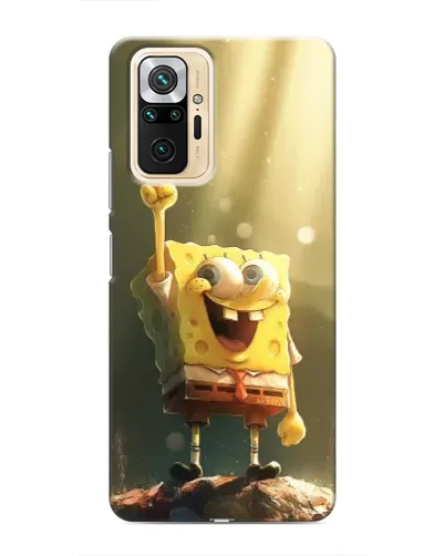 Чехол для Xiaomi Redmi Note 10 Pro с картинкой «Сияющий Спанч Боб» Чехол для Xiaomi Redmi Note 10 Pro с картинкой «Сияющий Спанч Боб»