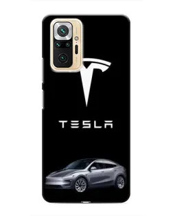 Чохол для Xiaomi Redmi Note 10 Pro з картинкою «Tesla Model Y»
