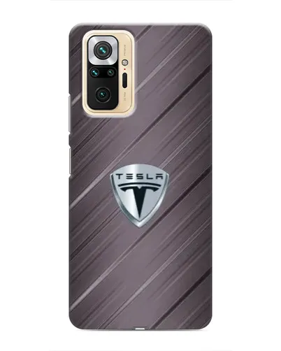 Чохол для Xiaomi Redmi Note 10 Pro з картинкою «Металева текстура Tesla» Чохол для Xiaomi Redmi Note 10 Pro з картинкою «Металева текстура Tesla»