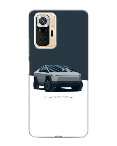 Чохол для Xiaomi Redmi Note 10 Pro з картинкою «Сріблястий Cybertruck Tesla» Чохол для Xiaomi Redmi Note 10 Pro з картинкою «Сріблястий Cybertruck Tesla»