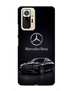 Чехол для Xiaomi Redmi Note 10 Pro с картинкой «Mercedes — решетка радиатора»