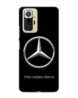Чехол для Xiaomi Redmi Note 10 Pro с картинкой «Mercedes Silver Logo»