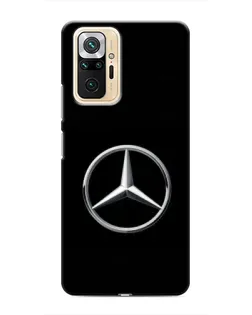 Чехол для Xiaomi Redmi Note 10 Pro с картинкой «Mercedes классический лого»