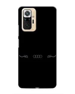 Чохол для Xiaomi Redmi Note 10 Pro з картинкою «Audi — світловий підпис» Чохол для Xiaomi Redmi Note 10 Pro з картинкою «Audi — світловий підпис»