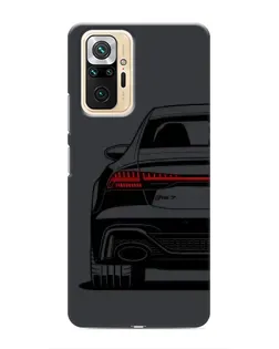 Чохол для Xiaomi Redmi Note 10 Pro з картинкою «Задня частина Audi — арт»