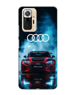 Чохол для Xiaomi Redmi Note 10 Pro з картинкою «Audi Sport — неон»