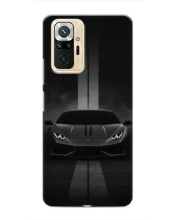 Чохол для Xiaomi Redmi Note 10 Pro з картинкою «Lamborghini симетрія доріг»