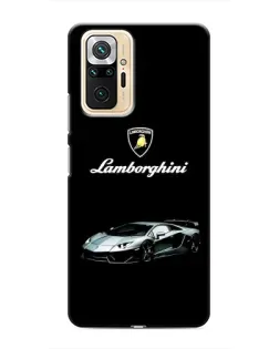Чохол для Xiaomi Redmi Note 10 Pro з картинкою «Логотип Lamborghini класика»