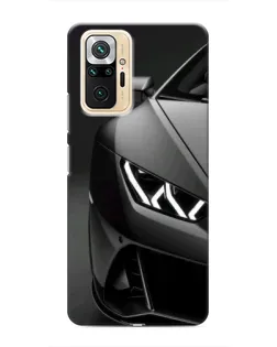 Чохол для Xiaomi Redmi Note 10 Pro з картинкою «Lamborghini фари деталізація»