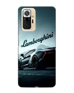 Чохол для Xiaomi Redmi Note 10 Pro з картинкою «Класичний Lamborghini надпис»
