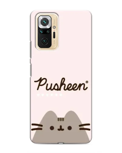 Чехол для Xiaomi Redmi Note 10 Pro с картинкой «Pusheen логотип» Чехол для Xiaomi Redmi Note 10 Pro с картинкой «Pusheen логотип»