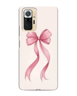 Чехол для Xiaomi Redmi Note 10 Pro с картинкой «Розовый бант»