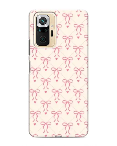 Чехол для Xiaomi Redmi Note 10 Pro с картинкой «Розовые бантики Coquette» Чехол для Xiaomi Redmi Note 10 Pro с картинкой «Розовые бантики Coquette»
