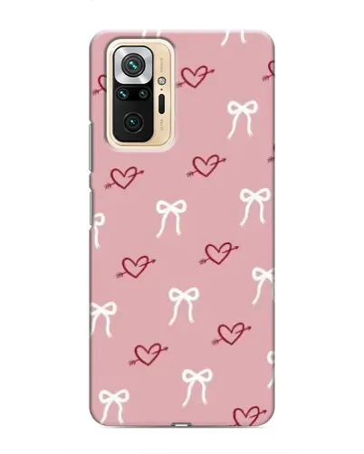Чехол для Xiaomi Redmi Note 10 Pro с картинкой «Сердца и банты» Чехол для Xiaomi Redmi Note 10 Pro с картинкой «Сердца и банты»