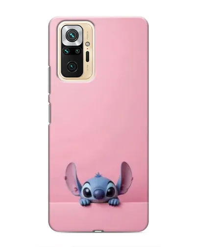 Чехол для Xiaomi Redmi Note 10 Pro с картинкой «Stitch выглядывает»
