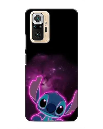 Чехол для Xiaomi Redmi Note 10 Pro с картинкой «Неоновый Stitch»
