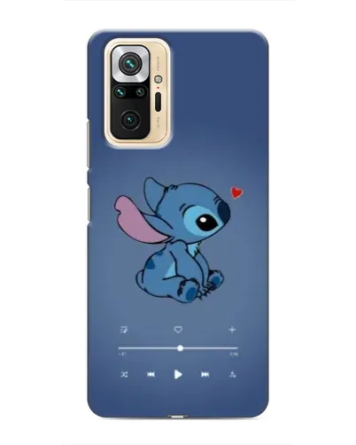 Чехол для Xiaomi Redmi Note 10 Pro с картинкой «Музыкальный Stitch»
