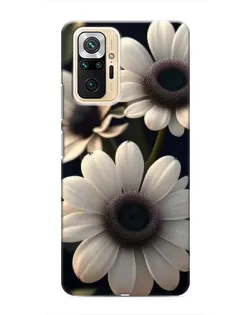 Чехол для Xiaomi Redmi Note 10 Pro с картинкой «Белые маргаритки макро»