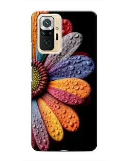 Чехол для Xiaomi Redmi Note 10 Pro с картинкой «Радужный цветок»