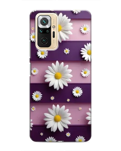 Чехол для Xiaomi Redmi Note 10 Pro с картинкой «Ромашки на фиолетовом» Чехол для Xiaomi Redmi Note 10 Pro с картинкой «Ромашки на фиолетовом»