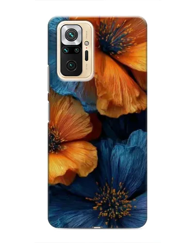 Чехол для Xiaomi Redmi Note 10 Pro с картинкой «Яркая сине-оранжевая флора» Чехол для Xiaomi Redmi Note 10 Pro с картинкой «Яркая сине-оранжевая флора»
