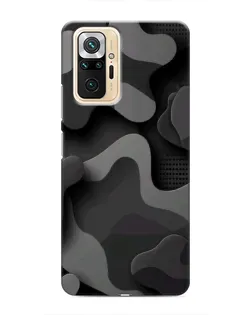 Чехол для Xiaomi Redmi Note 10 Pro с картинкой «Темный абстрактный камуфляж»