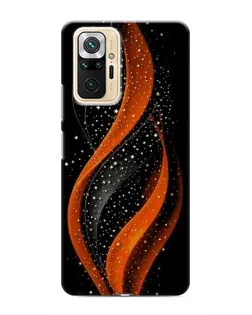 Чехол для Xiaomi Redmi Note 10 Pro с картинкой «Огненная звездная волна»