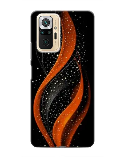 Чехол для Xiaomi Redmi Note 10 Pro с картинкой «Огненная звездная волна»