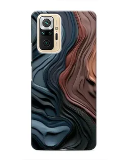 Чехол для Xiaomi Redmi Note 10 Pro с картинкой «Цветные волны каньона»