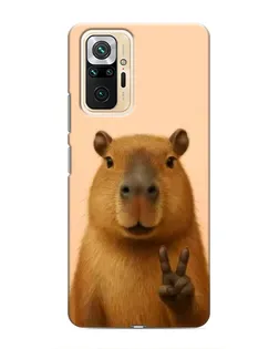 Чехол для Xiaomi Redmi Note 10 Pro с картинкой «Капибара виктория» Чехол для Xiaomi Redmi Note 10 Pro с картинкой «Капибара виктория»