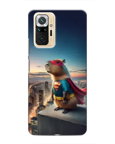Чехол для Xiaomi Redmi Note 10 Pro с картинкой «Капи-мен супергерой»